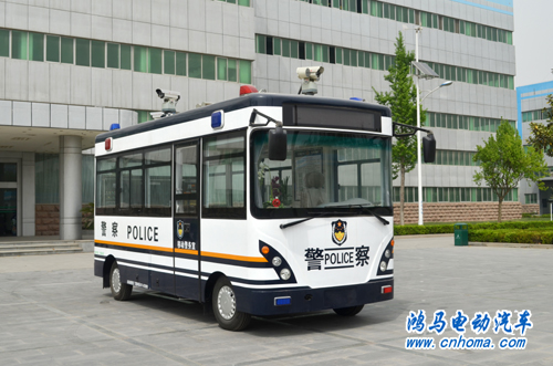 貴州鴻馬電動(dòng)移動(dòng)警務(wù)室發(fā)車(chē) 打造移動(dòng)治安堡壘