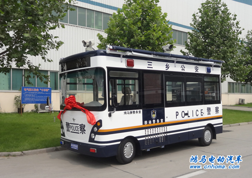 廣東中山鴻馬移動警務(wù)室發(fā)車——強(qiáng)化治安防控 造福一方百姓