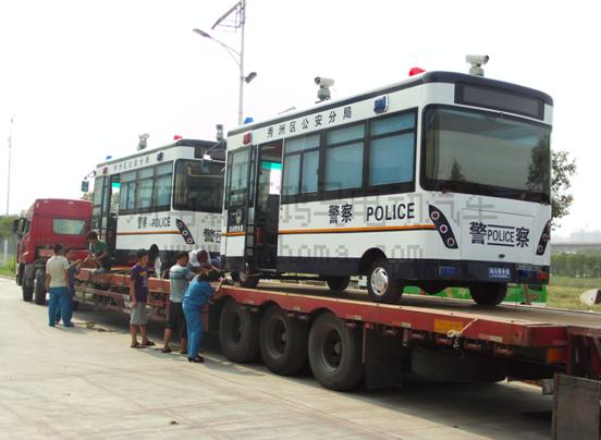 浙江嘉興市秀洲分局流動(dòng)警務(wù)室裝車